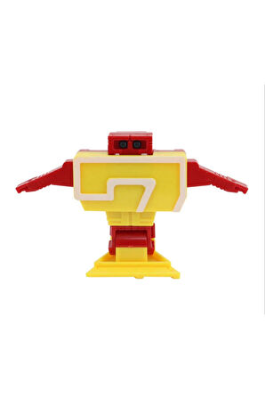 Kız Çocuk Oyuncak Robota Dönüşen Rakam- Yedi Erkek Çocuk Oyuncak Eğitici Oyuncaklar