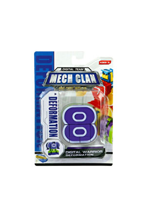 Kız Çocuk Oyuncak Robota Dönüşen Rakam- Sekiz Erkek Çocuk Oyuncak Eğitici Oyuncaklar