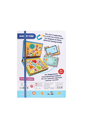 Kız Çocuk Oyuncak FP 13411 Baby Puzzle Numbers Shapes Erkek Çocuk Oyuncak Eğitici Oyuncaklar