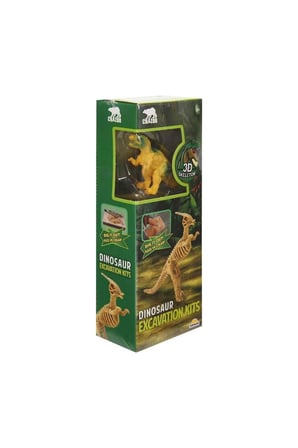 Kız Çocuk Oyuncak Crazoo Dinozor Figürlü 3D Kazı Seti -1adet stokta olan gönderi