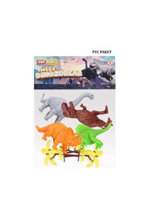Kız Çocuk Oyuncak 713 Toy Play 6 Parça Dinozor Figür Seti 14-18cm Erkek Çocuk Oyuncak Eğitici Oyunca