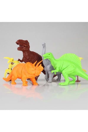 Kız Çocuk Oyuncak 713 Toy Play 6 Parça Dinozor Figür Seti 14-18cm Erkek Çocuk Oyuncak Eğitici Oyunca
