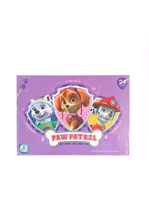 Kız Çocuk Oyuncak PW7917 Paw Patrol Frame Puzzle 24 Parça Erkek Çocuk Oyuncak Eğitici Oyuncaklar