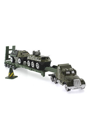 Kız Çocuk Oyuncak Tır ve Panzerli Metal Askeri Araç Seti Erkek Çocuk Oyuncak Eğitici Oyuncaklar