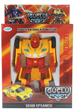 Kız Çocuk Oyuncak Araca Dönüşen Sarı Güçlü Robot Erkek Çocuk Oyuncak Eğitici Oyuncaklar