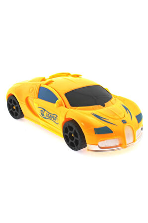 Kız Çocuk Oyuncak Araca Dönüşen Sarı Güçlü Robot Erkek Çocuk Oyuncak Eğitici Oyuncaklar