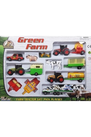 Kız Çocuk Oyuncak Sunman Green Farm Çiftlik Seti Erkek Çocuk Oyuncak Eğitici Oyuncaklar