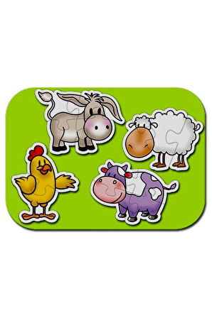 Kız Çocuk Oyuncak Baby Puzzle Farm Erkek Çocuk Oyuncak Eğitici Oyuncaklar