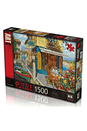 Kız Çocuk Oyuncak KS Ristorante Vecchia Urbino 1500 Parça Puzzle Erkek Çocuk Oyuncak Eğitici Oyuncak