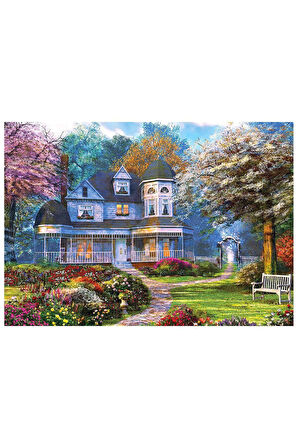 Kız Çocuk Oyuncak KS Victorian Home 2000 Parça Puzzle Erkek Çocuk Oyuncak Eğitici Oyuncaklar