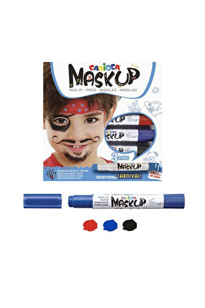 Kız Çocuk Oyuncak Carioca Mask Up Yüz Boyası 3 Renk Carnival Erkek Çocuk Oyuncak Eğitici Oyuncaklar