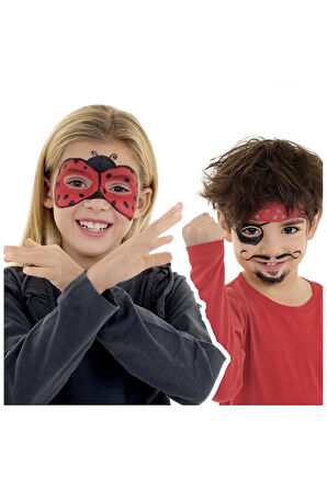 Kız Çocuk Oyuncak Carioca Mask Up Yüz Boyası 3 Renk Carnival Erkek Çocuk Oyuncak Eğitici Oyuncaklar