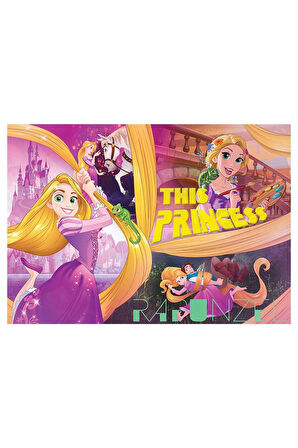 Kız Çocuk Oyuncak KS Tangled 100 Parça Puzzle Erkek Çocuk Oyuncak Eğitici Oyuncaklar