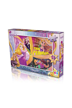 Kız Çocuk Oyuncak KS Tangled 100 Parça Puzzle Erkek Çocuk Oyuncak Eğitici Oyuncaklar