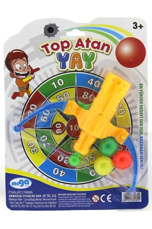 Kız Çocuk Oyuncak Top Atan Sarı Yay Erkek Çocuk Oyuncak Eğitici Oyuncaklar