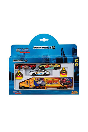 Kız Çocuk Oyuncak Maxx Wheels Mini Araç Seti Erkek Çocuk Oyuncak Eğitici Oyuncaklar