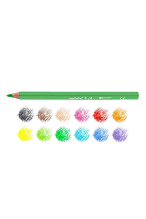 Kız Çocuk Oyuncak Carioca Jumbo 12'li Üçgen Kuru Boya Kalemi 42791 Erkek Çocuk Oyuncak Eğitici Oyunc