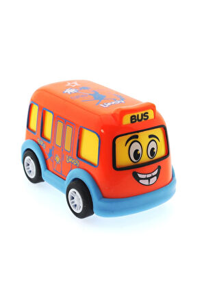 Kız Çocuk Oyuncak Çek Bırak Mini Sevimli Turuncu Otobüs Erkek Çocuk Oyuncak Eğitici Oyuncaklar
