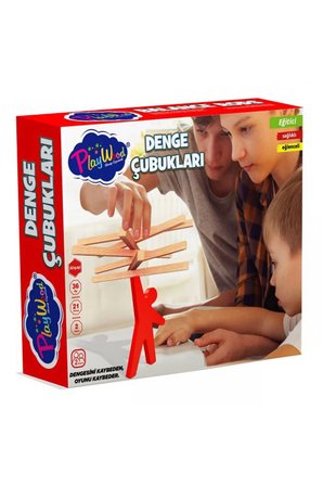 Kız Çocuk Oyuncak Playwood Ahşap Denge Çubukları Erkek Çocuk Oyuncak Eğitici Oyuncaklar