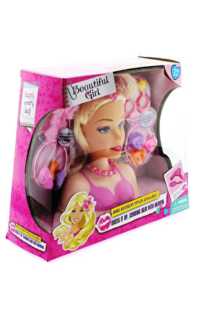 Kız Çocuk Oyuncak Büstlü Güzellik Seti Erkek Çocuk Oyuncak Eğitici Oyuncaklar