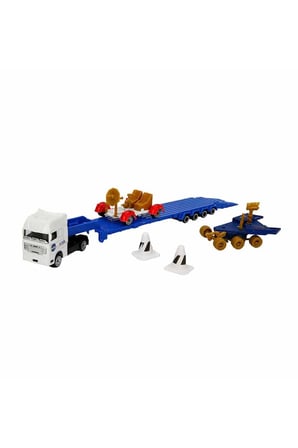Kız Çocuk Oyuncak 1:64 Aerospace Transporter Tır Uzay Seti Erkek Çocuk Oyuncak Eğitici Oyuncaklar