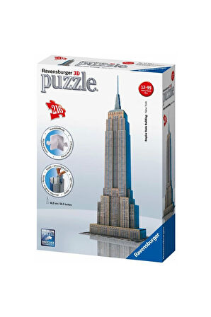 Kız Çocuk Oyuncak Ravensburger Empire State Binası 3D Puzzle Erkek Çocuk Oyuncak Eğitici Oyuncaklar