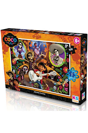 Kız Çocuk Oyuncak KS Coco 100 Parça Puzzle Erkek Çocuk Oyuncak Eğitici Oyuncaklar