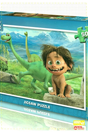 KS Good Dinosaur 50 Parça Puzzle Kız Cocuk Oyuncak Erkek Cocuk Egitici Montessori Oyuncaklar