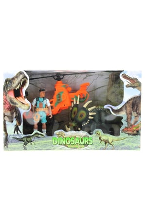 Kız Çocuk Oyuncak Dinozor Avcısı Tiriceratops Oyun Seti Erkek Çocuk Oyuncak Eğitici Oyuncaklar