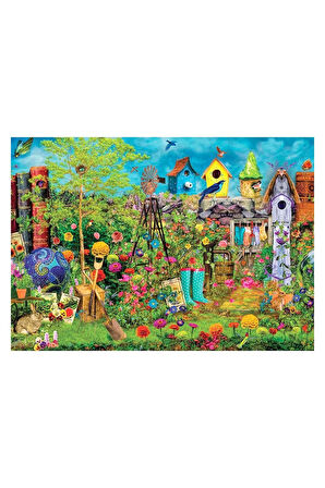 Kız Çocuk Oyuncak KS Summer Garden 1500 Parça Puzzle Erkek Çocuk Oyuncak Eğitici Oyuncaklar