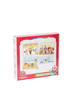 Kız Çocuk Oyuncak CO7899 4IN1 Puzzle Erkek Çocuk Oyuncak Eğitici Oyuncaklar