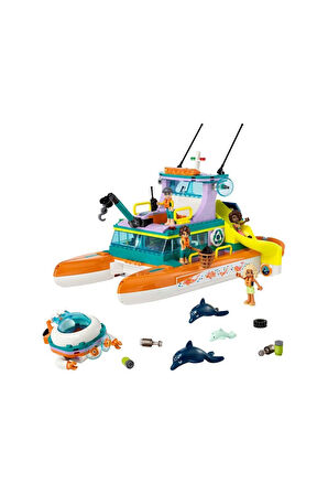Kız Çocuk Oyuncak Erkek Çocuk Oyuncak 41734 LEGO® Friends - Kurtarma Teknesi 717 parça +7 yaş Eğitic