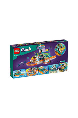 Kız Çocuk Oyuncak Erkek Çocuk Oyuncak 41734 LEGO® Friends - Kurtarma Teknesi 717 parça +7 yaş Eğitic