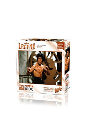 Kız Çocuk Oyuncak 20725 Bruce Lee 1000 Parça Puzzle -KS Puzzle Erkek Çocuk Oyuncak Eğitici Oyuncakla