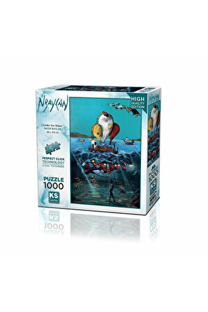 Kız Çocuk Oyuncak 20709 Under The Water 1000 Parça Puzzle -KS Puzzle Erkek Çocuk Oyuncak Eğitici Oyu