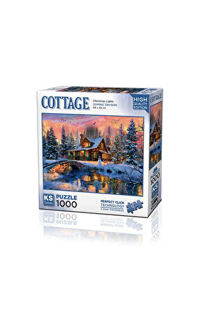 Kız Çocuk Oyuncak 20720 Christmas Lights 1000 Parça Puzzle -KS Puzzle Erkek Çocuk Oyuncak Eğitici Oy