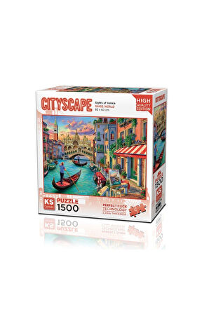 Kız Çocuk Oyuncak 22029 Sights Of Venice 1500 Parça Puzzle Erkek Çocuk Oyuncak Eğitici Oyuncaklar
