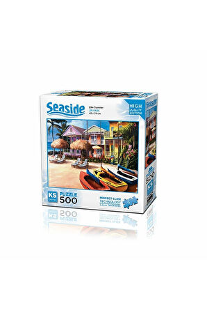 Kız Çocuk Oyuncak 20044 Welcome to Beach Like Summer 500 Parça Puzzle -KSPuzzle