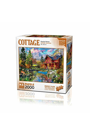 Kız Çocuk Oyuncak 22513 Mountain Retreat 2000 Parça Puzzle -KS Erkek Çocuk Oyuncak Eğitici Oyuncakla