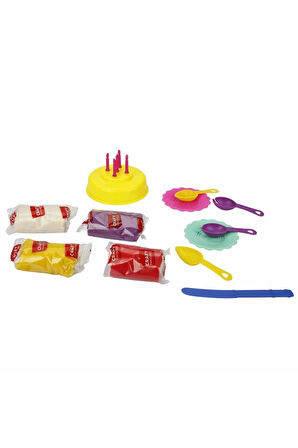 Kız Çocuk Oyuncak Crafy Nefis Pasta Oyun Hamur Seti 200 g 17 Parça Erkek Çocuk Oyuncak Eğitici Oyunc