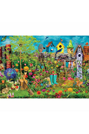 Kız Çocuk Oyuncak 22009 Puzzle 1500/SUMMER GARDEN Erkek Çocuk Oyuncak Eğitici Oyuncaklar