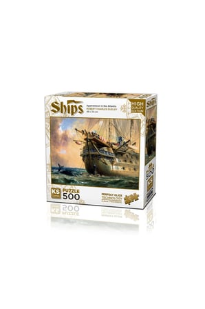 Kız Çocuk Oyuncak KS Puzzle 500 Parça Ships Agamennon in the Atlantic Erkek Çocuk Oyuncak Eğitici Oy