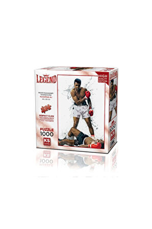 Kız Çocuk Oyuncak KS Puzzle 1000 Parça Legend World Heavyweight Championship