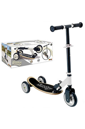Kız Çocuk Oyuncak Smoby Ahşap 3W Katlanabilir Scooter 7600750908 Erkek Çocuk Oyuncak Eğitici Oyuncak