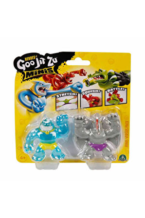 Kız Çocuk Oyuncak Goojitzu HGJZ Minis Stretch 2'li Figür Seti GJT48000 Erkek Çocuk Oyuncak Eğitici O