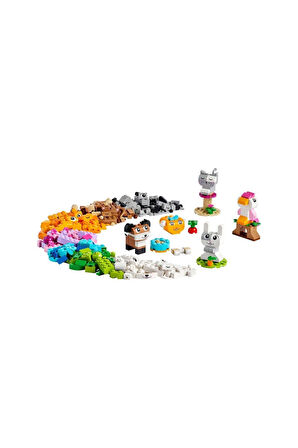 Kız Çocuk Oyuncak 11034 LEGO® Classic Yaratıcı Evcil Hayvanlar 450 parça +5 yaş