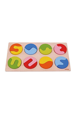 Kız Çocuk Oyuncak SKC-1012 PARÇA BÜTÜN DAİRE TAMAMLAMA Erkek Çocuk Oyuncak Eğitici Oyuncaklar