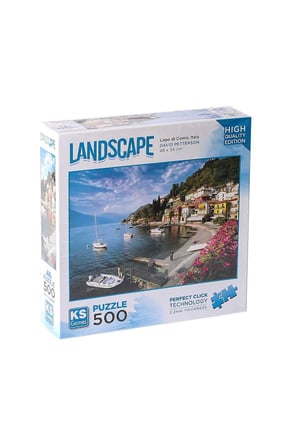 Kız Çocuk Oyuncak 20056 Di Como İtalya 500 Parça Puzzle -KS Puzzle Erkek Çocuk Oyuncak Eğitici Oyunc