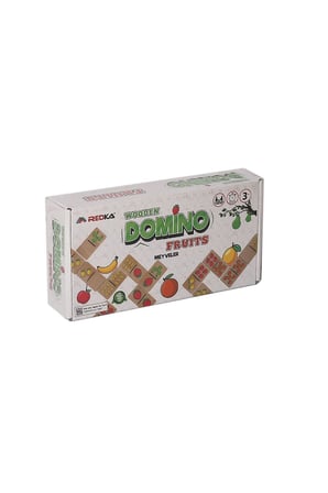 Kız Çocuk Oyuncak RD5650 Ahşap Domino Fruits Erkek Çocuk Oyuncak Eğitici Oyuncaklar