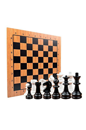 Kız Çocuk Oyuncak TR5011 Toru Ahşap Satranç Seti Erkek Çocuk Oyuncak Eğitici Oyuncaklar